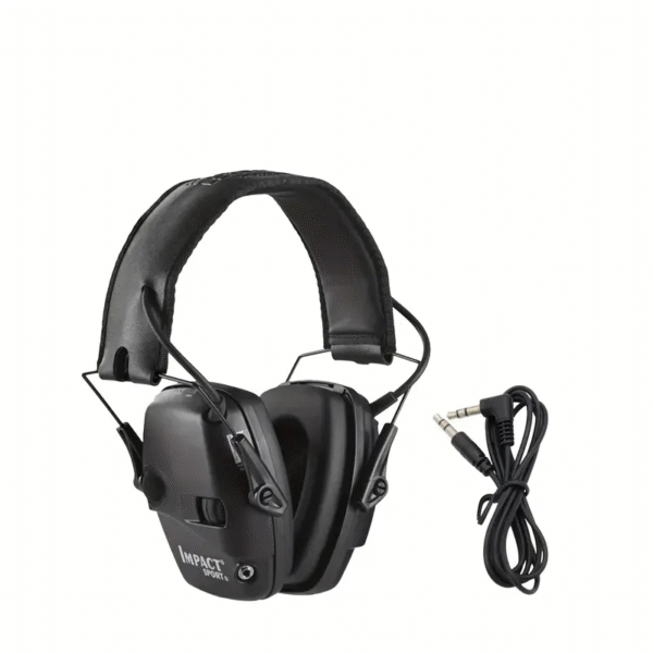 Impact Black Noise-Canceling Headphones