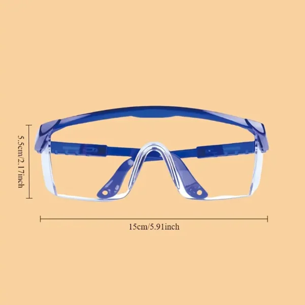 Adjustable Safety Goggles with Clear Lens