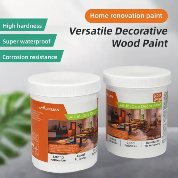 White Home Paint Wood Varnish - 475g