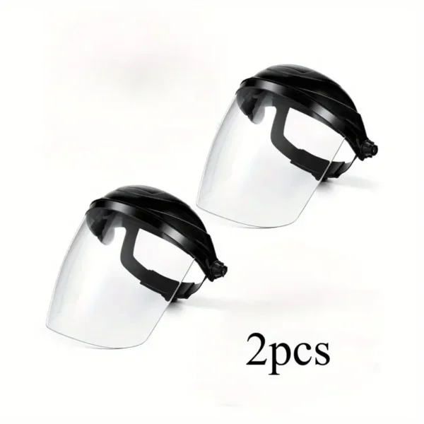 2pcs Black Safety Face Masks for Grinding